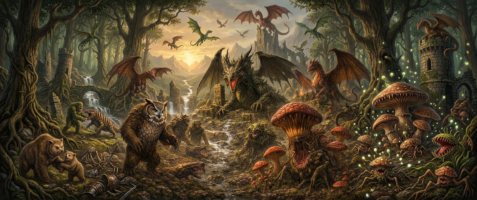 Monster & Drachen / Natur & Wildnis