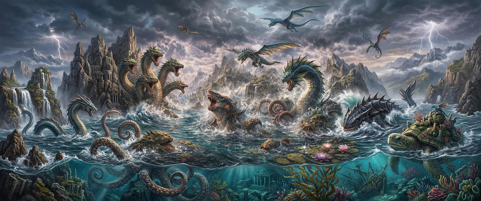 Monster & Drachen / Wasserwelt