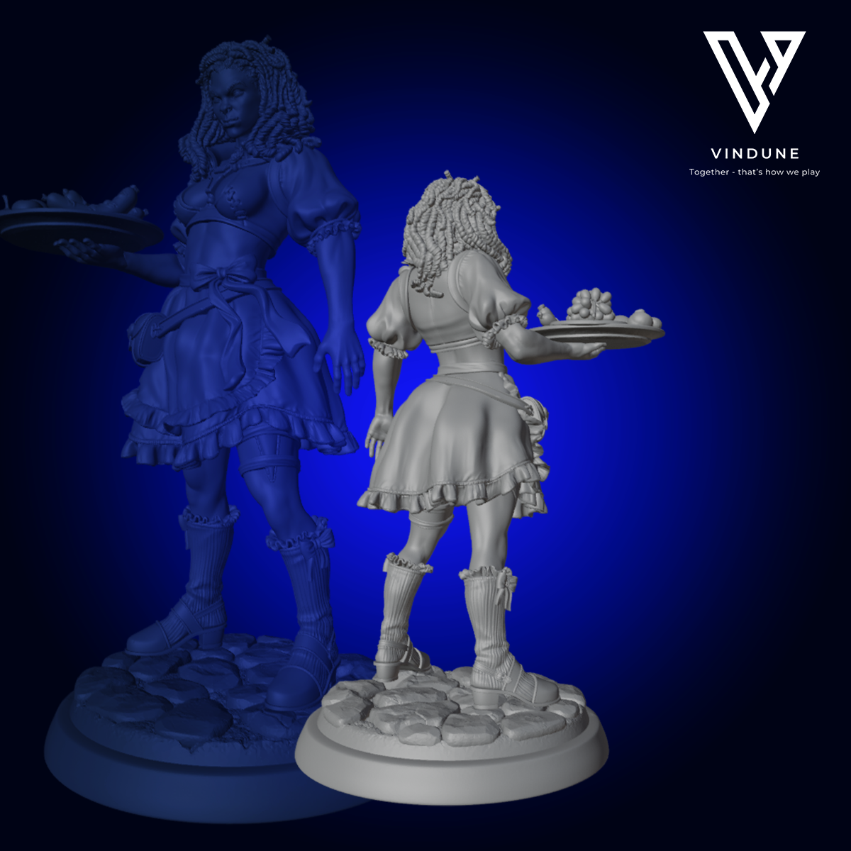 Wirtshausmädchen Set (Tavern Folk Set) - aus der Reihe The Unsung Heroes von White Werewolf Tavern