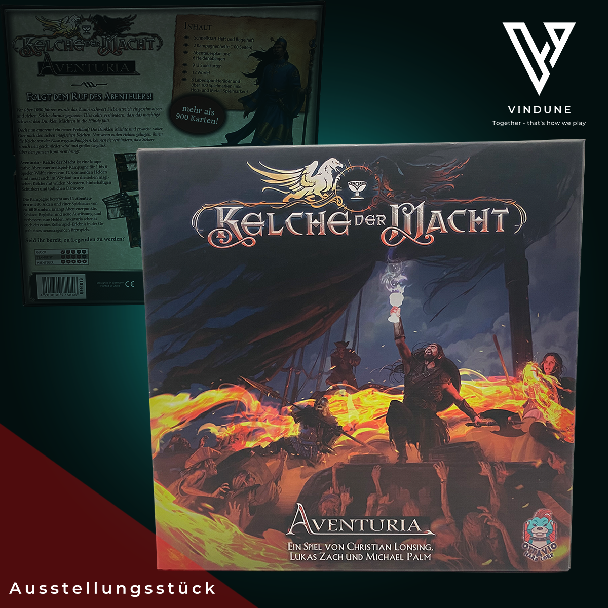 Aventuria: Kelche der Macht - Brettspiel von Ulisses Spiele - [Ausstellungsstück] - neuwertiger Zustand