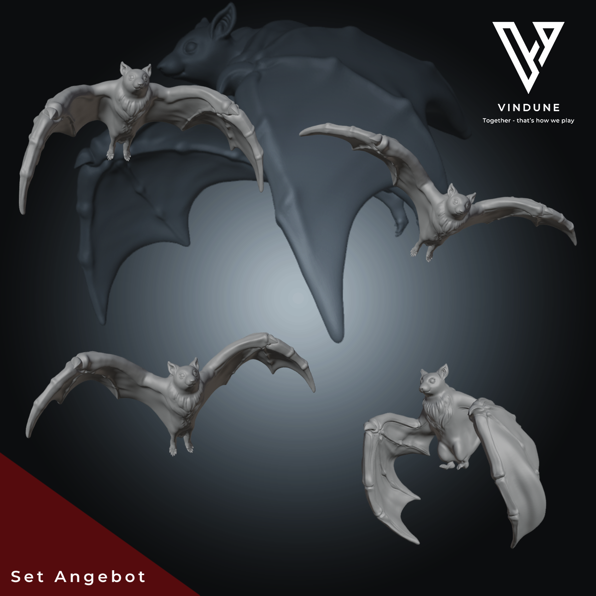 Fledermaus Set (Bat Set) - von White Werewolf Tavern