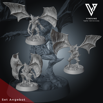 Blutflügler Set (Blood Wing Set) - aus der Reihe The Vampires of Strachenfeld von Daybreak Miniatures