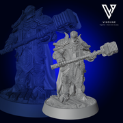 Paladin (Chlodvig du Marteau Lourd) (Paladin / Hammerfighter) - aus der Reihe The Paladins of The Silver Lion von Daybreak Miniatures