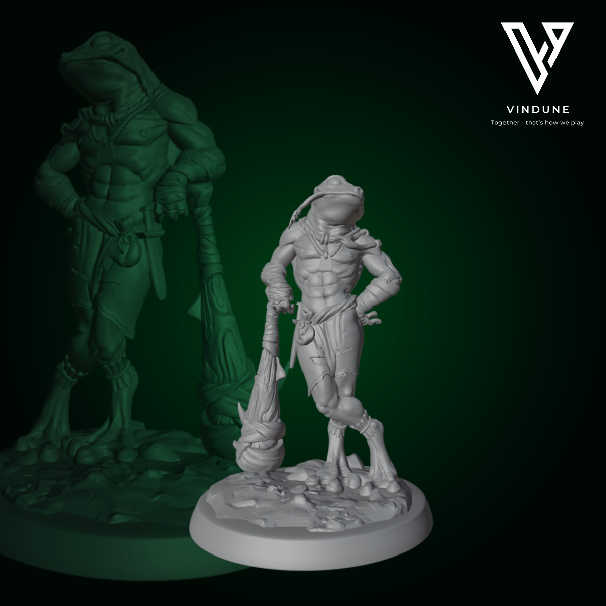 Frosch (Clubber) (Frog Folk / Grippli) - von White Werewolf Tavern