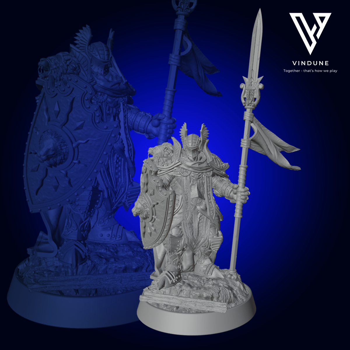 Paladin Set (Paladin Set) - aus der Reihe The Paladins of The Silver Lion von Daybreak Miniatures