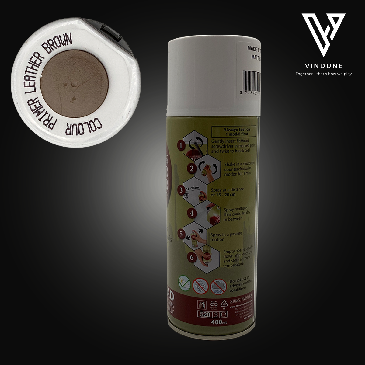 Colour Primer Leather Brown - von The Army Painter
