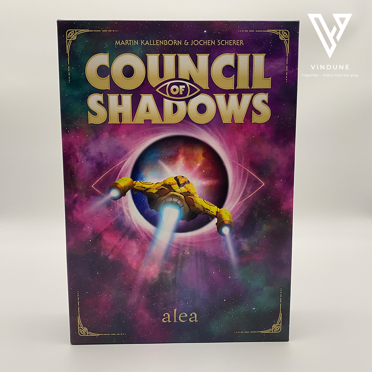 Council of Shadows - Brettspiel von alea - Empfehlungsliste zum Kennerspiel des Jahres 2023 - [Ausstellungsstück] - neuwertiger Zustand