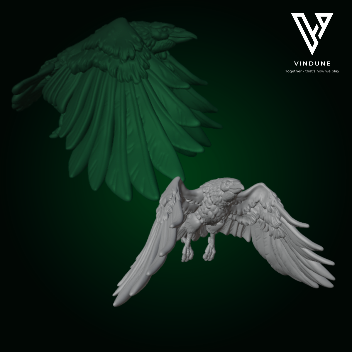 Krähen Set (Crow Set) - von White Werewolf Tavern