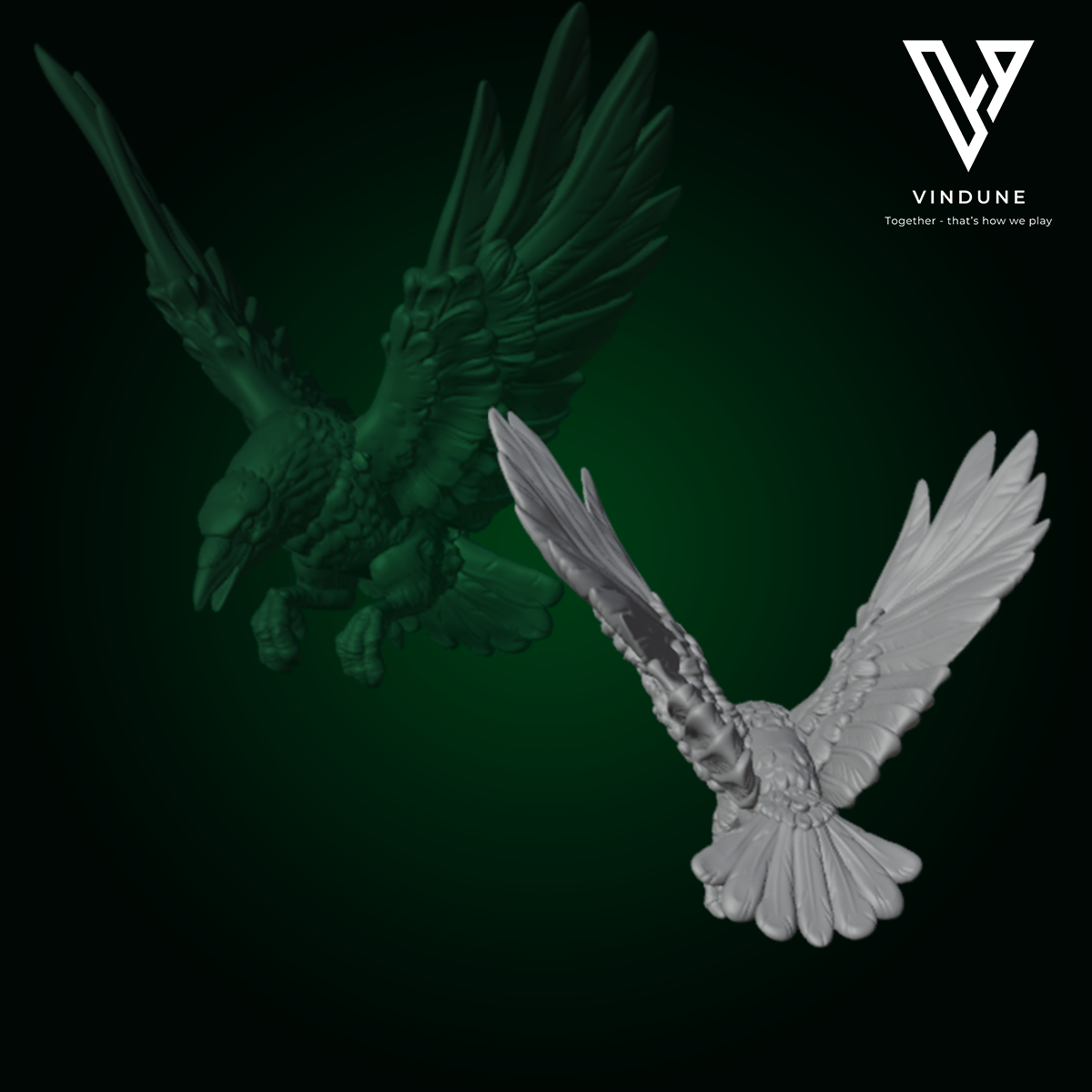Krähen Set (Crow Set) - von White Werewolf Tavern