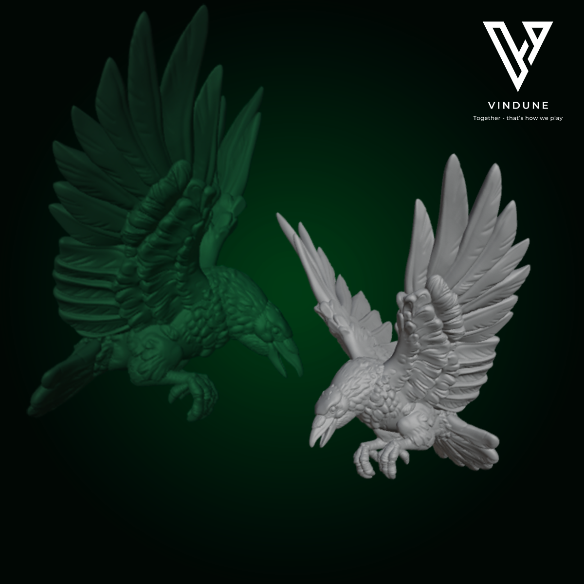 Krähen Set (Crow Set) - von White Werewolf Tavern
