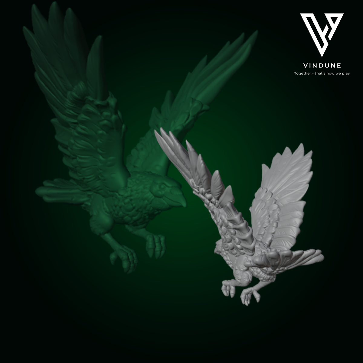 Krähen Set (Crow Set) - von White Werewolf Tavern