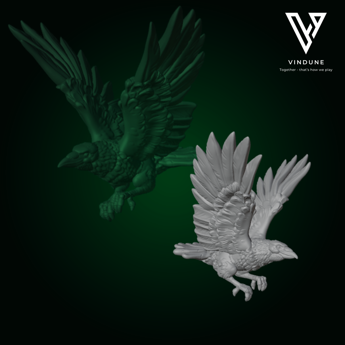 Krähen Set (Crow Set) - von White Werewolf Tavern