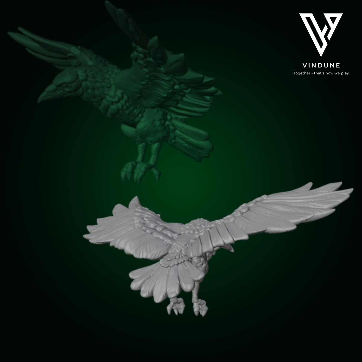 Krähen Set (Crow Set) - von White Werewolf Tavern