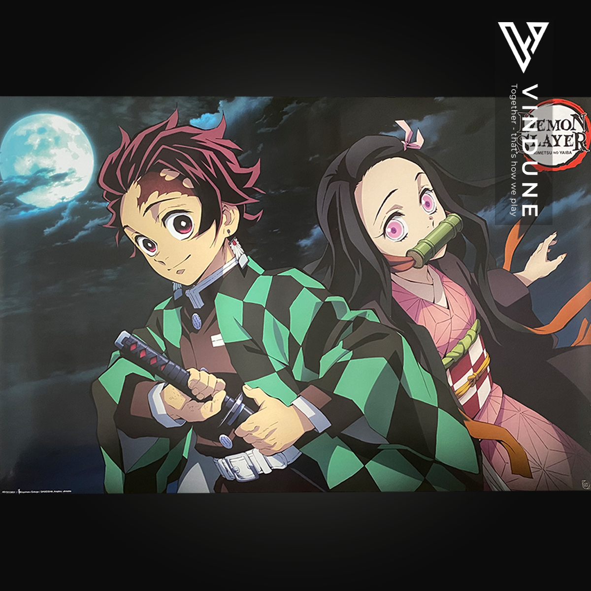 Poster 61 cm x 91,5 cm - Demon Slayer - Tanjiro & Nezuko