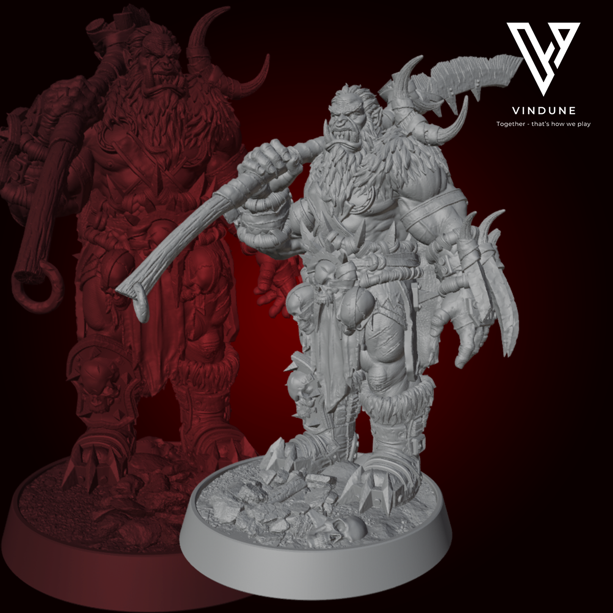 Ork - Söldner der Leere (Dauger Mietz) (Orc / Mercanary) - aus der Reihe Mercenaries of the Void von Daybreak Miniatures