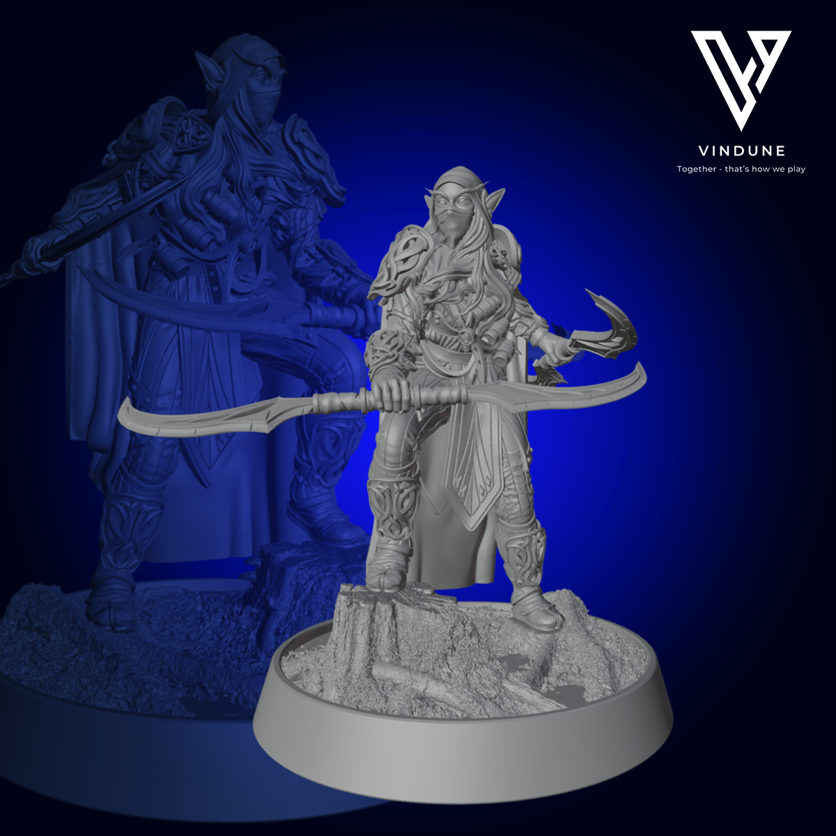 Elf Deitin the Whisperer (Elve / Elves) - aus der Reihe The Elves of the High Hollow von Daybreak Miniatures