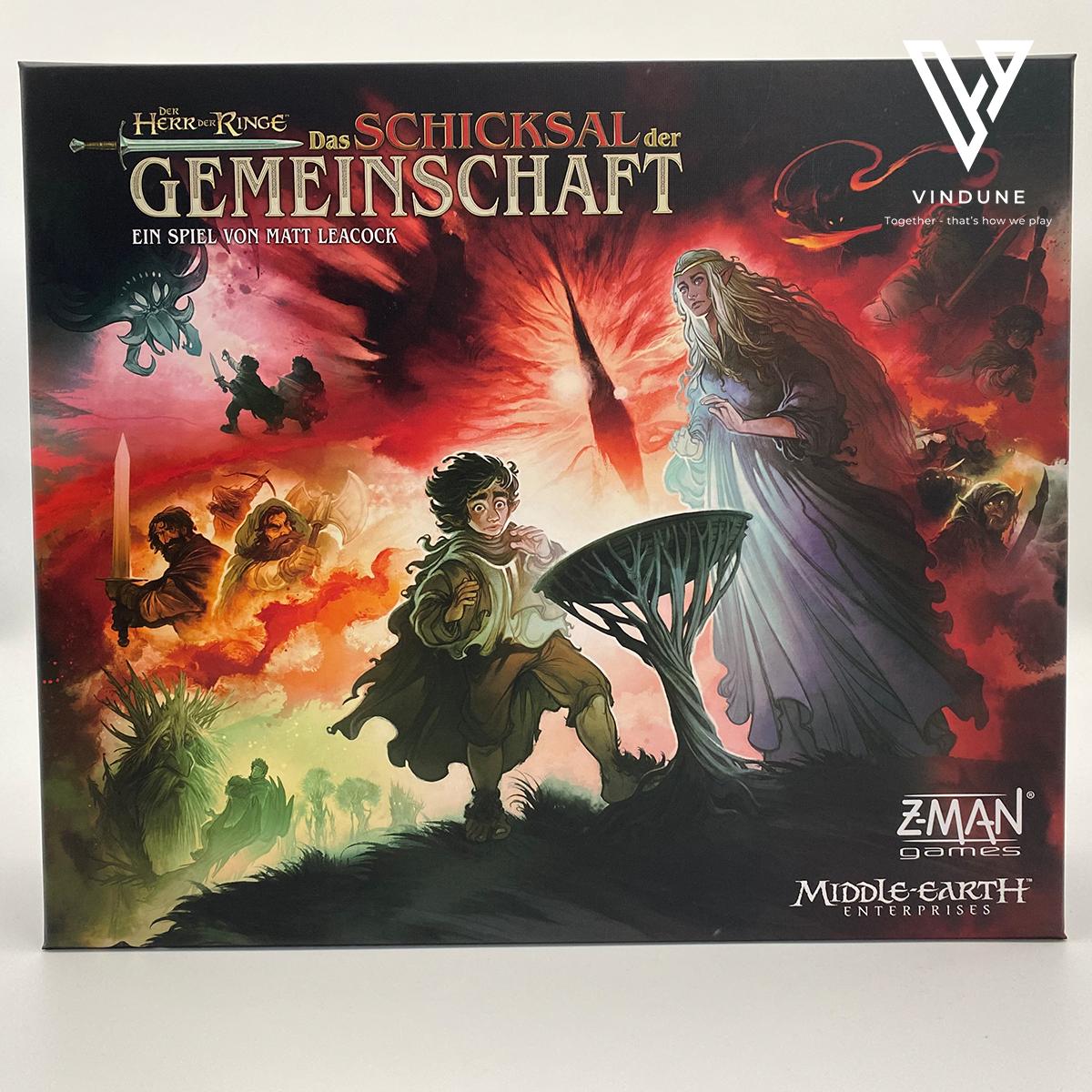 Der Herr der Ringe: Das Schicksal der Gemeinschaft - Brettspiel von Z-Man Games - [Ausstellungsstück] - neuwertiger Zustand