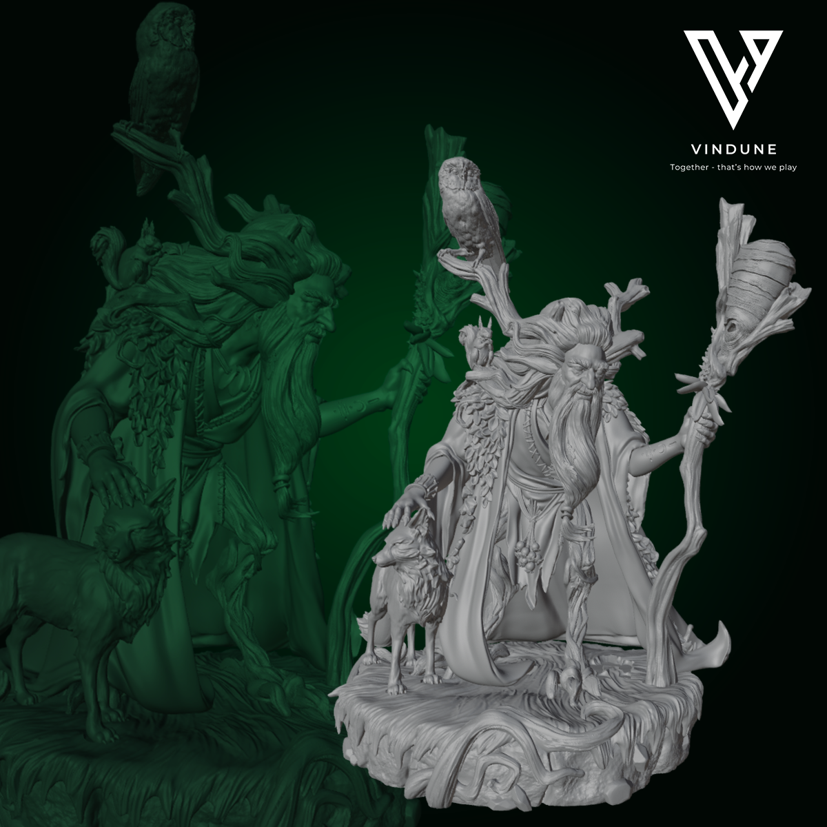 Druide (Reidar) - (Druid) - aus der Reihe Mystical Forest von White Werewolf Tavern