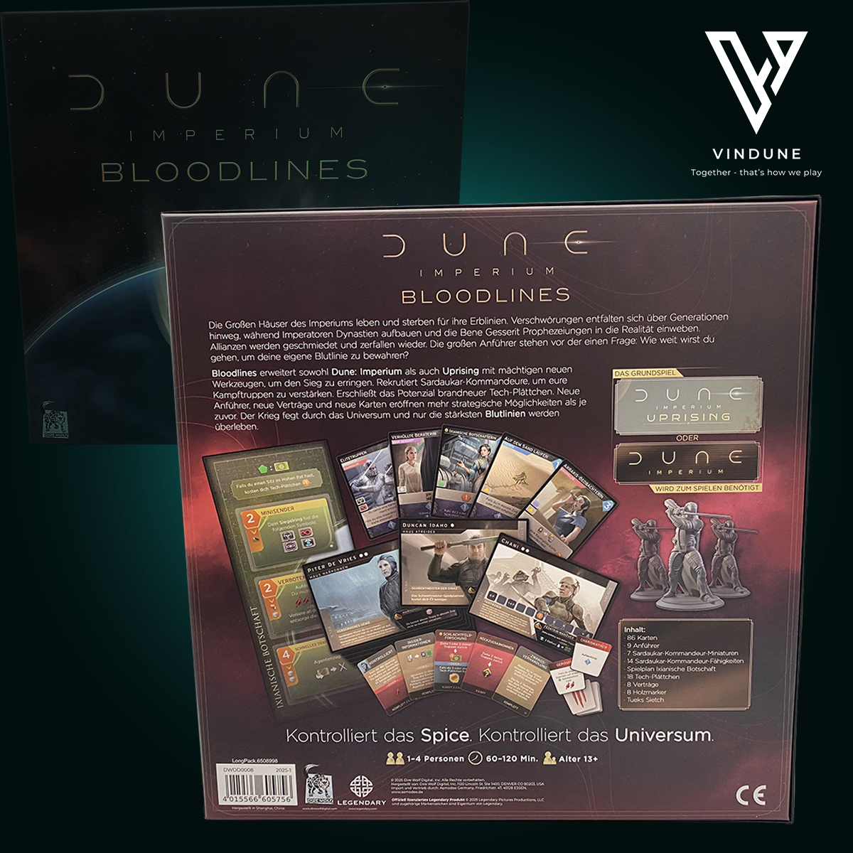 Dune: Imperium - Bloodlines [Erweiterung] - Brettspiel von Dire Wolf Digital - [Ausstellungsstück] - neuwertiger Zustand