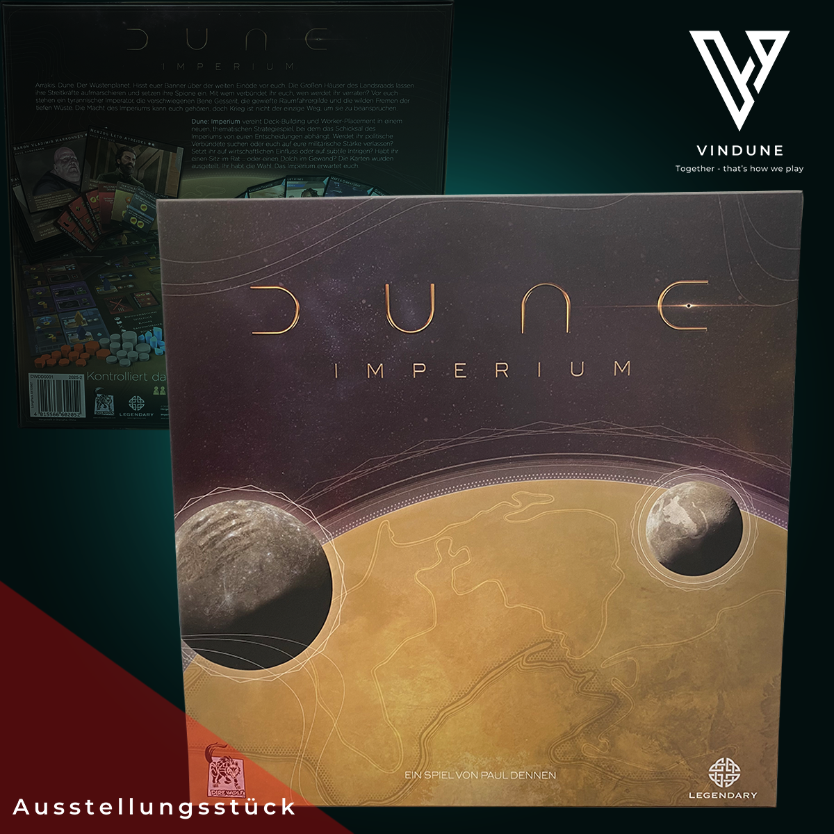 Dune: Imperium - Brettspiel von Disto Studio - Nominierung zum Kennerspiel des Jahres 2022 - [Ausstellungsstück] - neuwertiger Zustand