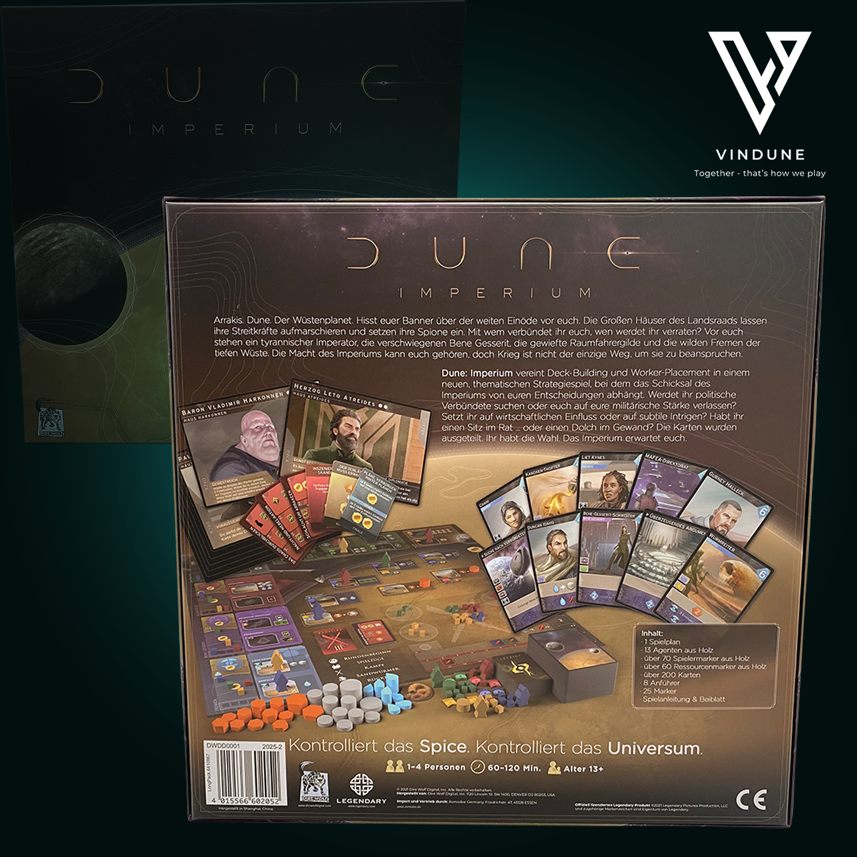 Dune: Imperium - Brettspiel von Disto Studio - Nominierung zum Kennerspiel des Jahres 2022 - [Ausstellungsstück] - neuwertiger Zustand