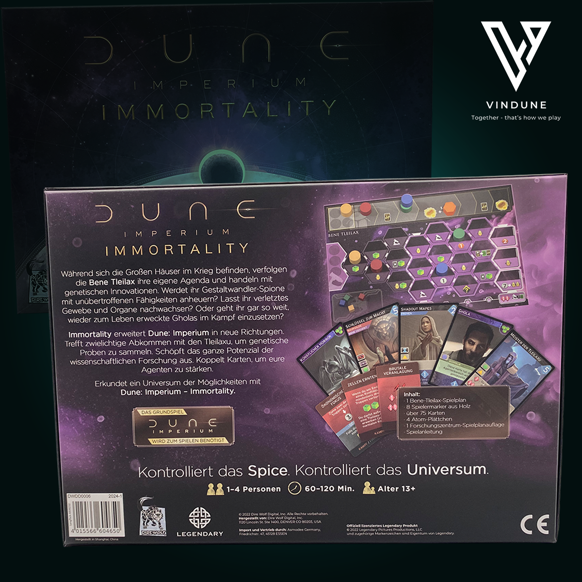 Dune: Imperium – Immortality [Erweiterung] - Brettspiel von Dire Wolf Digital - [Ausstellungsstück] - neuwertiger Zustand