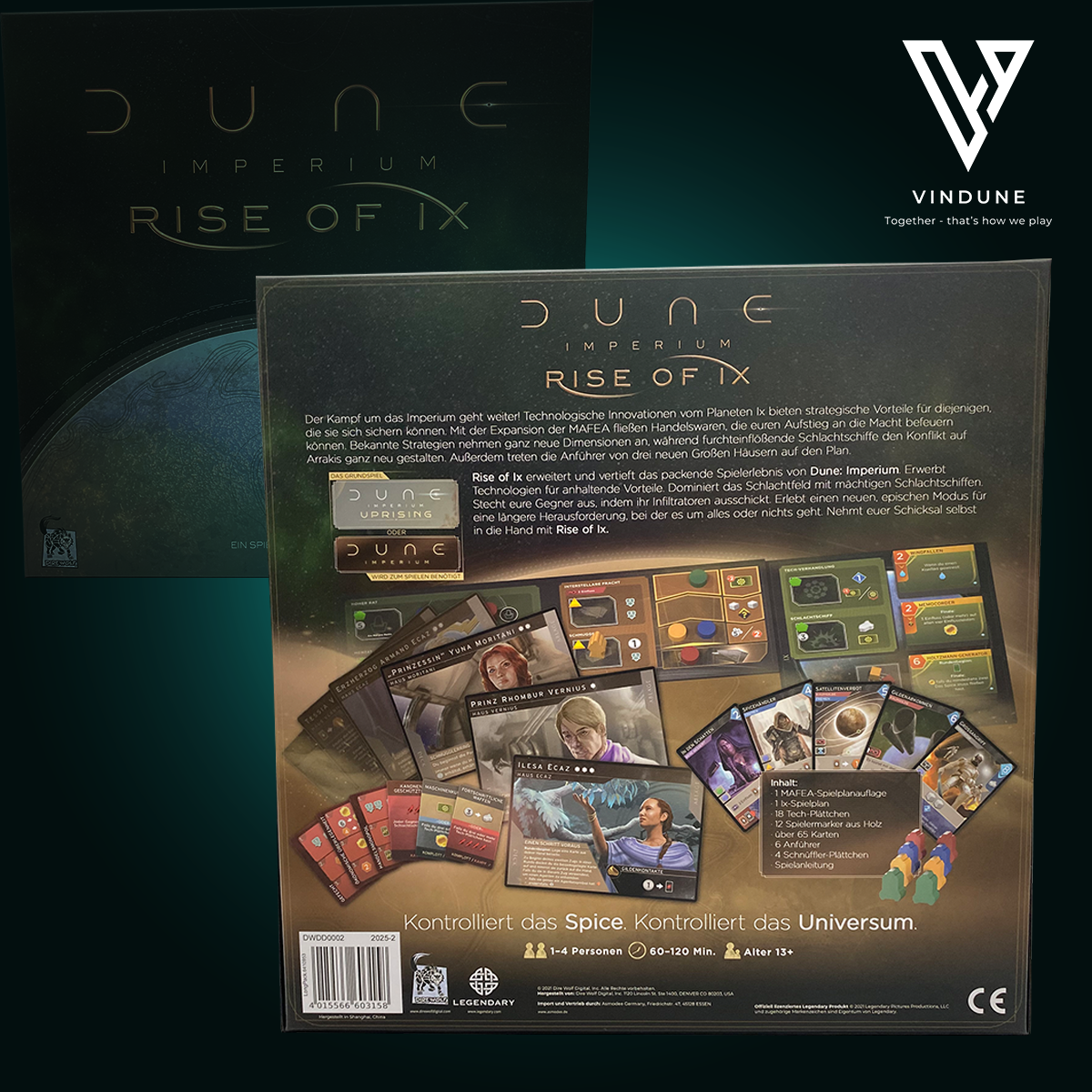 Dune: Imperium – Rise of Ix [Erweiterung] - Brettspiel von Dire Wolf Digital - [Ausstellungsstück] - neuwertiger Zustand