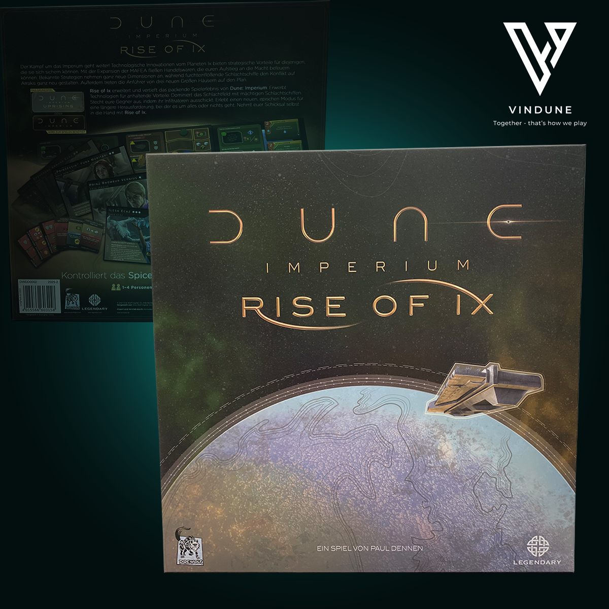 Dune: Imperium – Rise of Ix [Erweiterung] - Brettspiel von Dire Wolf Digital