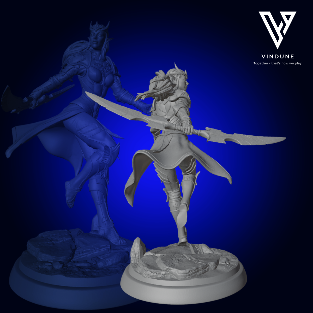 Elfen Kriegerinnen Set (Elven Warrior Set) - aus der Reihe The Young Blood von White Werewolf Tavern