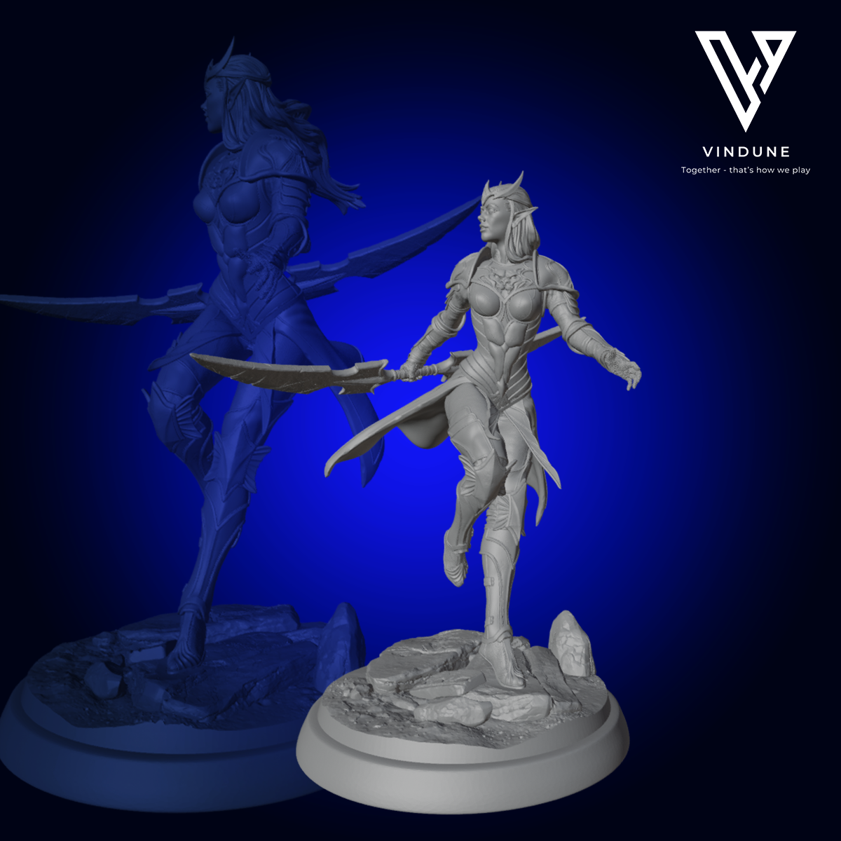Elfen Kriegerinnen Set (Elven Warrior Set) - aus der Reihe The Young Blood von White Werewolf Tavern