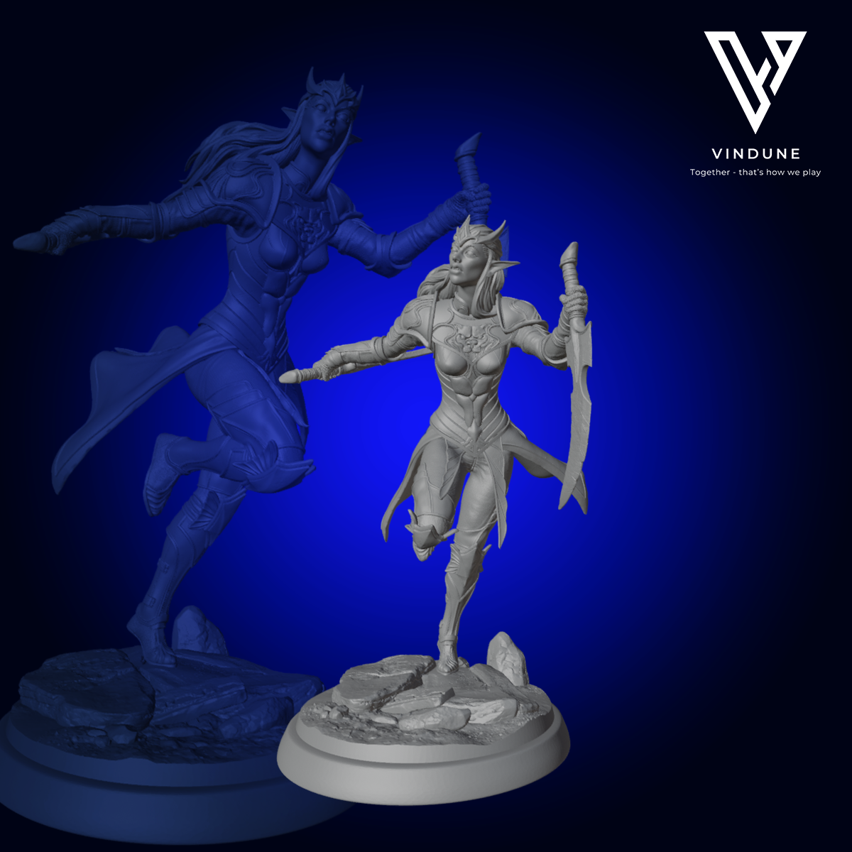 Elfen Kriegerinnen Set (Elven Warrior Set) - aus der Reihe The Young Blood von White Werewolf Tavern