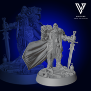 Paladin (Erasmus du Tranchant) Paladin / Sword Warrior) - aus der Reihe The Paladins of The Silver Lion von Daybreak Miniatures