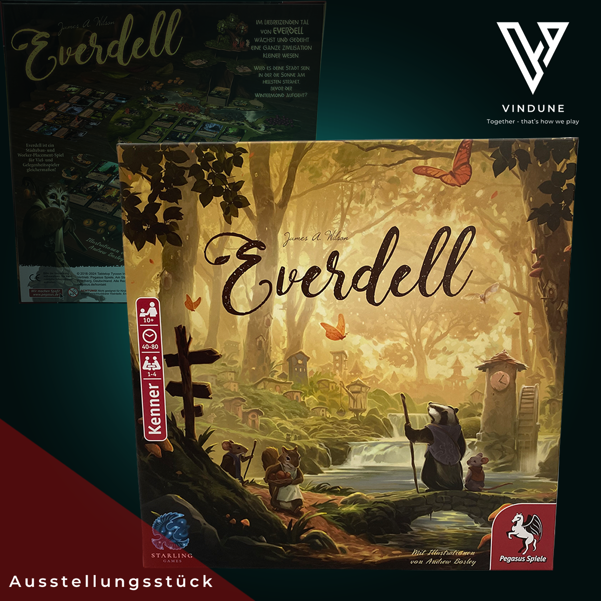 Everdell - Brettspiel von Pegasus Spiele - [Ausstellungsstück] - neuwertiger Zustand