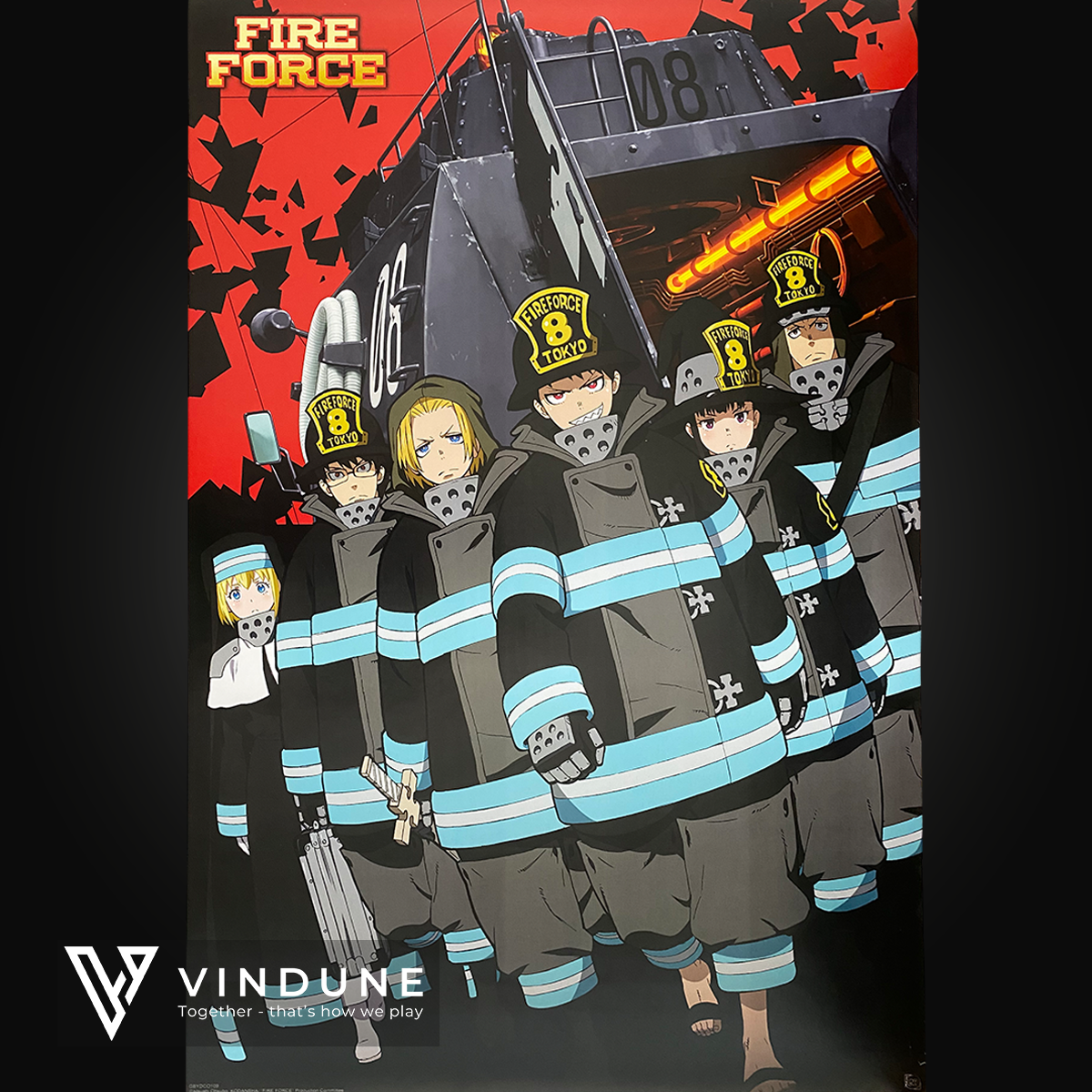 Poster 91,5 cm x 61 cm - Fire Force - Key art S1 Company 8
