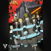 Poster 91,5 cm x 61 cm - Fire Force - Key art S1 Company 8