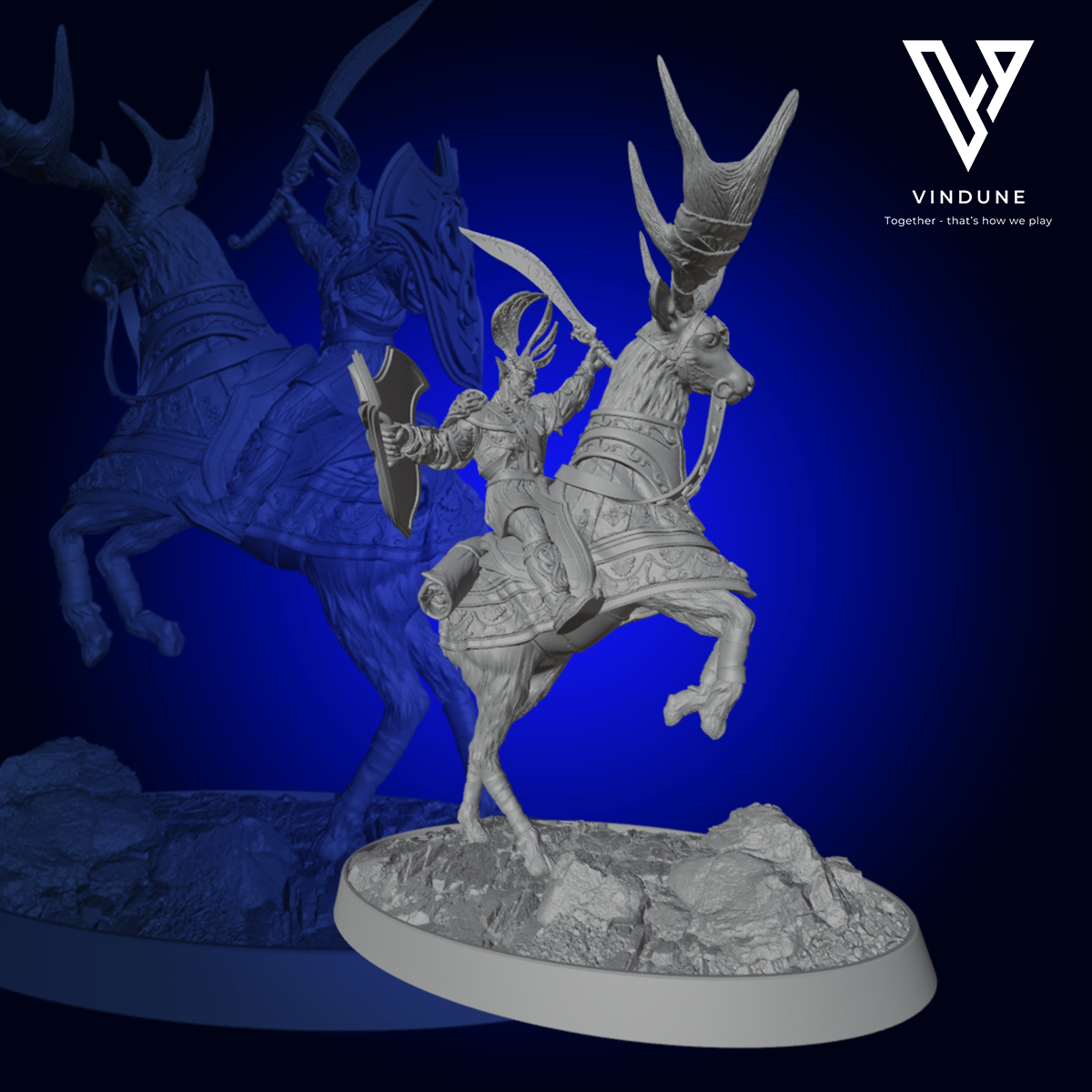 Elf Faeren the Farseeing (Elve / Elves) - aus der Reihe The Elves of the High Hollow von Daybreak Miniatures