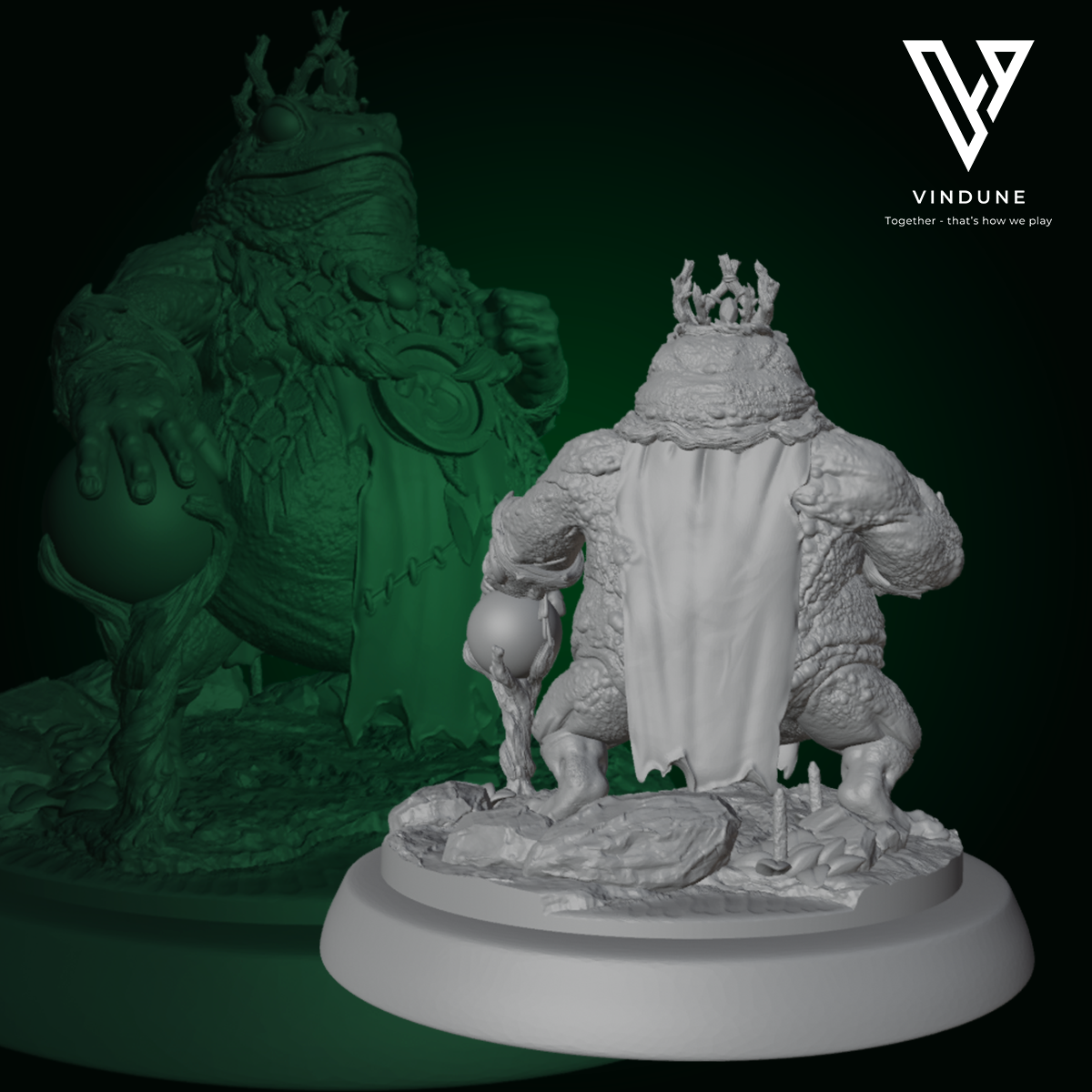 Froschkönig (Frog Folk King / Grippli King) - von White Werewolf Tavern