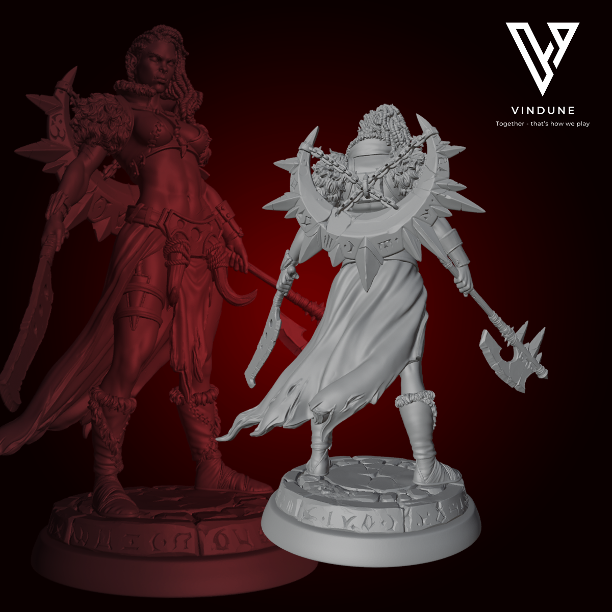 Ork Kriegerin (Gashnakh Ferocious) (Orc / Warrior) - von White Werewolf Tavern