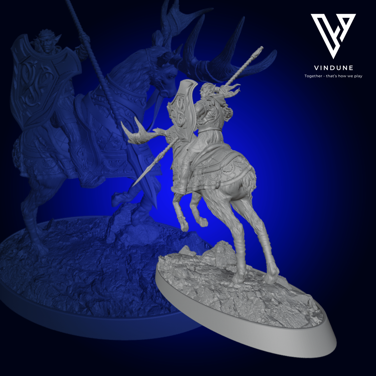 Elf Glaive, son of Faeren (Elve / Elves) - aus der Reihe The Elves of the High Hollow von Daybreak Miniatures
