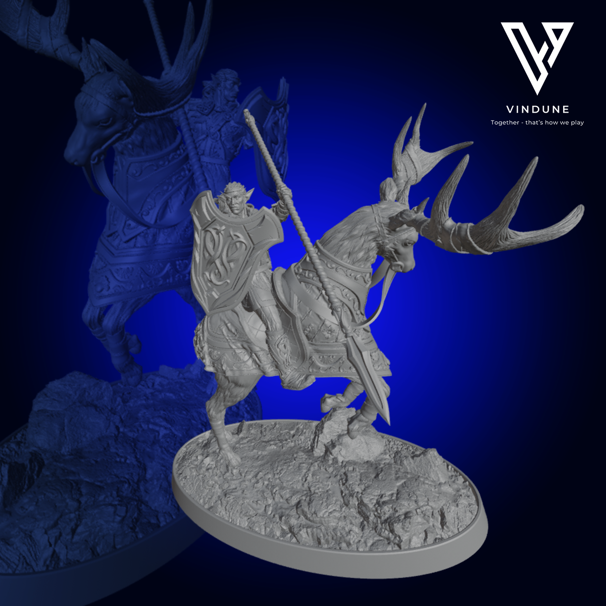 Elf Glaive, son of Faeren (Elve / Elves) - aus der Reihe The Elves of the High Hollow von Daybreak Miniatures