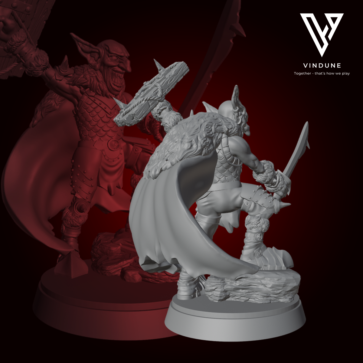 Goblin Anführer (Goblin / Warrior Leader) - von Dungeon Dog
