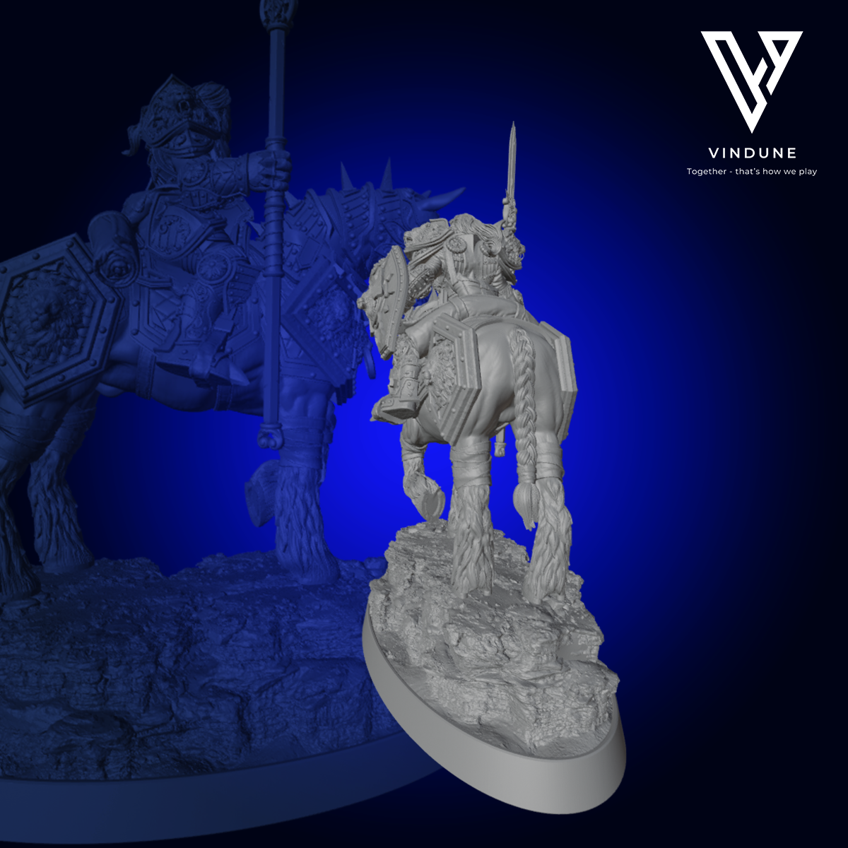 Paladin (Grande Prêtresse Salomé du Lion d'Argent) (Paladin / Spearman) - aus der Reihe The Paladins of The Silver Lion von Daybreak Miniatures