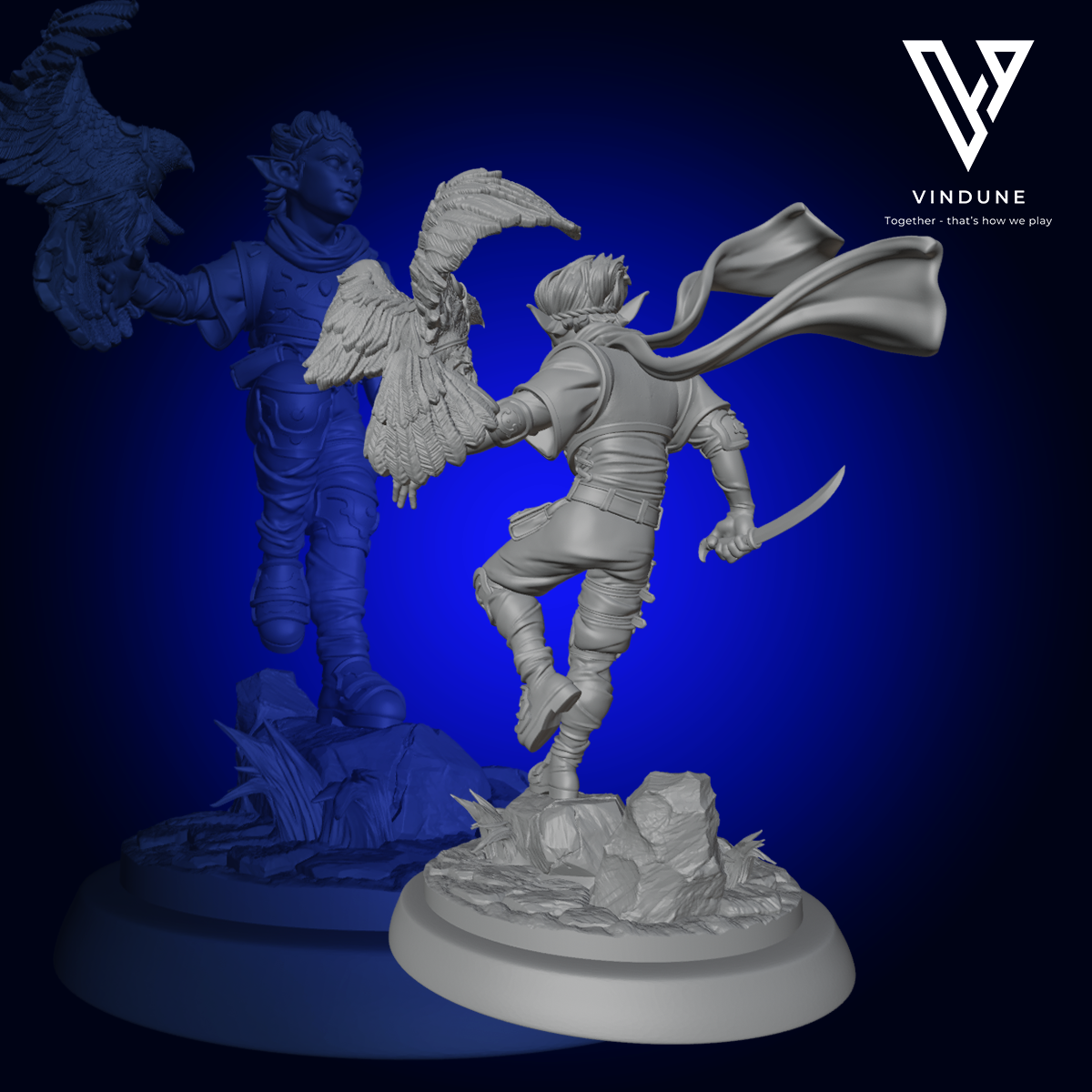 Halbling Krieger (Halfling / Warrior) - aus der Reihe small but sharp von White Werewolf Tavern