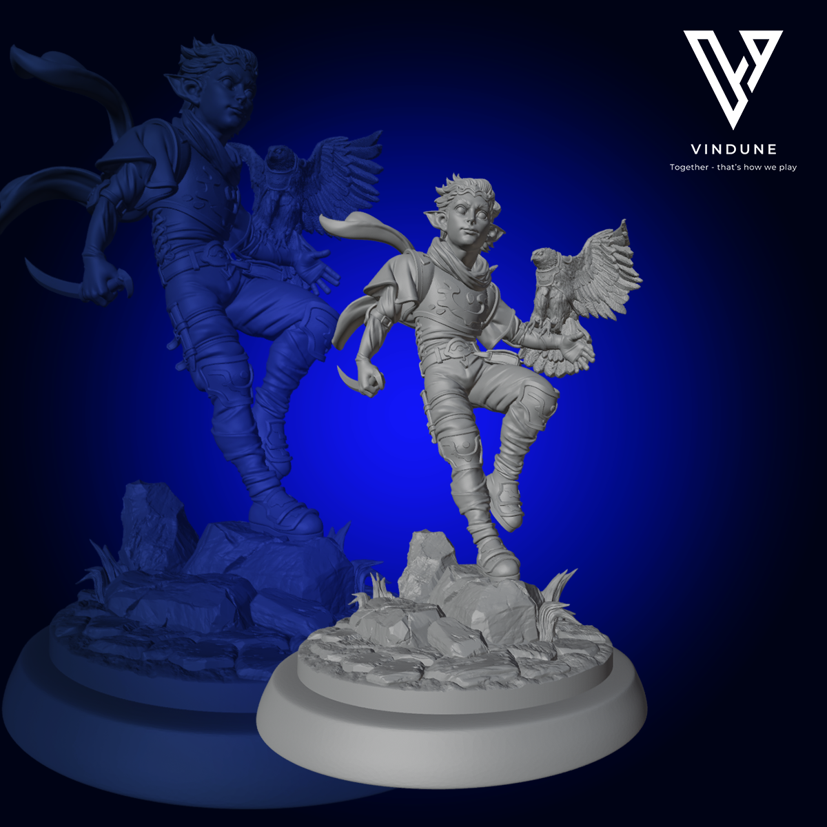 Halbling Krieger (Halfling / Warrior) - aus der Reihe small but sharp von White Werewolf Tavern