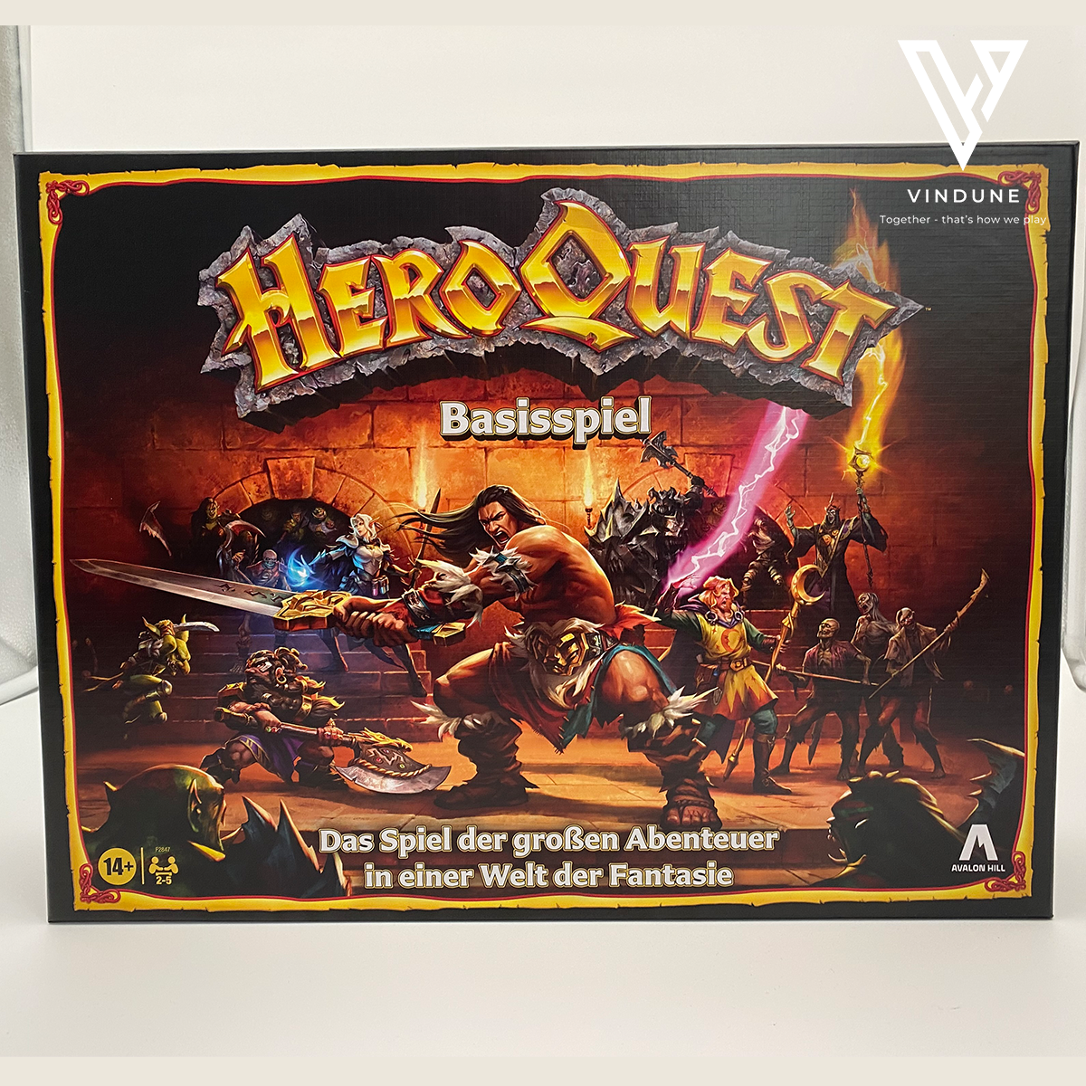 HeroQuest: Basisspiel - Brettspiel von Avalon Hill - [Ausstellungsstück] - neuwertiger Zustand