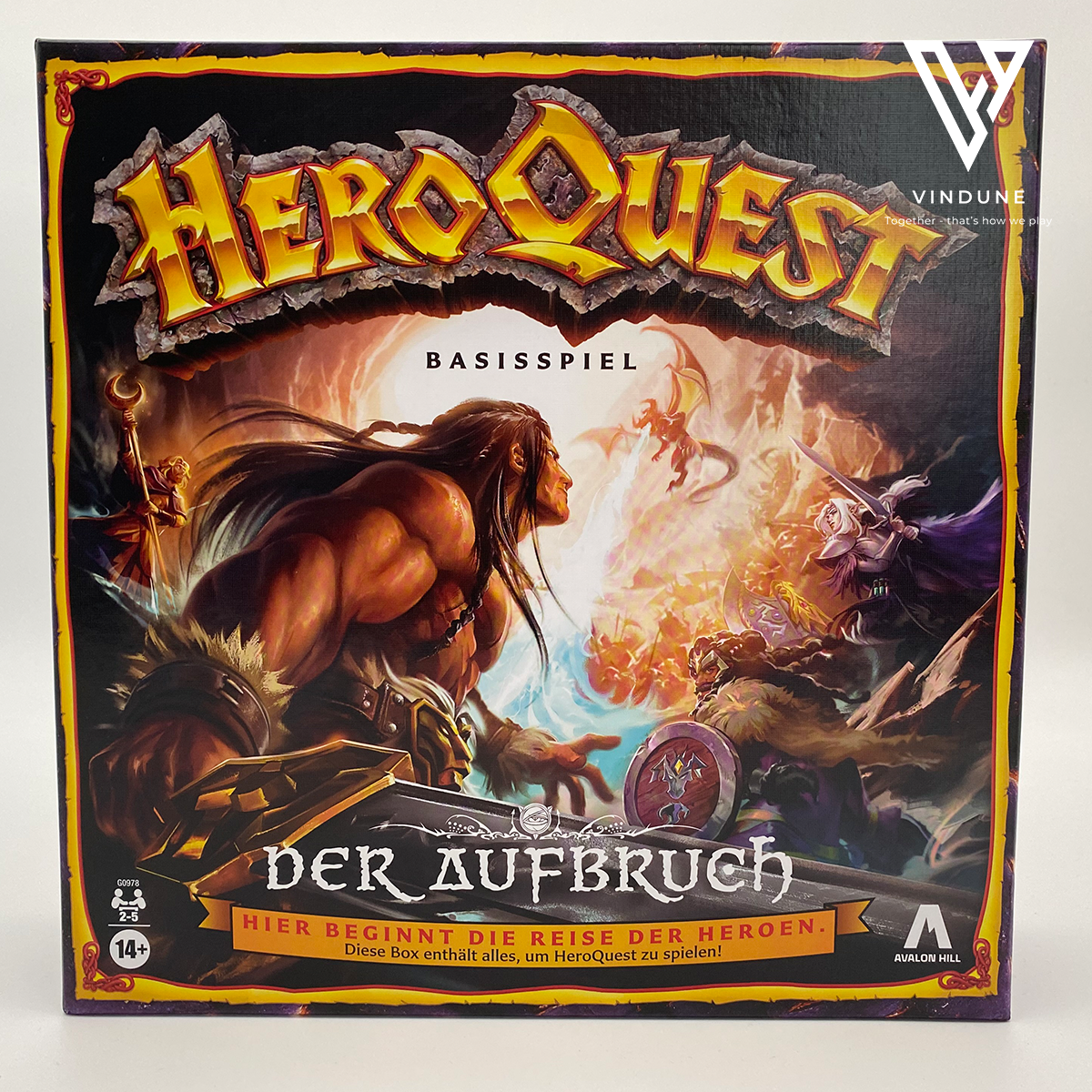 HeroQuest: Der Aufbruch - Brettspiel von Avalon Hill - [Ausstellungsstück] - neuwertiger Zustand