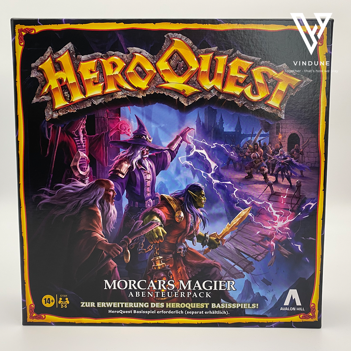 HeroQuest: Morcars Magier - Abenteuerpack [Erweiterung] - Brettspiel von Avalon Hill - [Ausstellungsstück] - neuwertiger Zustand