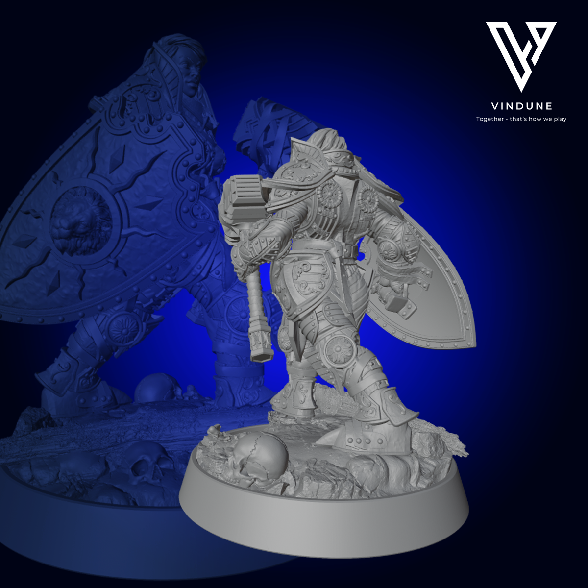 Paladin (Isabelle Du Lion d'Argent ) (Paladin / Hammerfighter) - aus der Reihe The Paladins of The Silver Lion von Daybreak Miniatures
