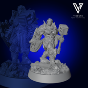 Paladin (Isabelle Du Lion d'Argent ) (Paladin / Hammerfighter) - aus der Reihe The Paladins of The Silver Lion von Daybreak Miniatures