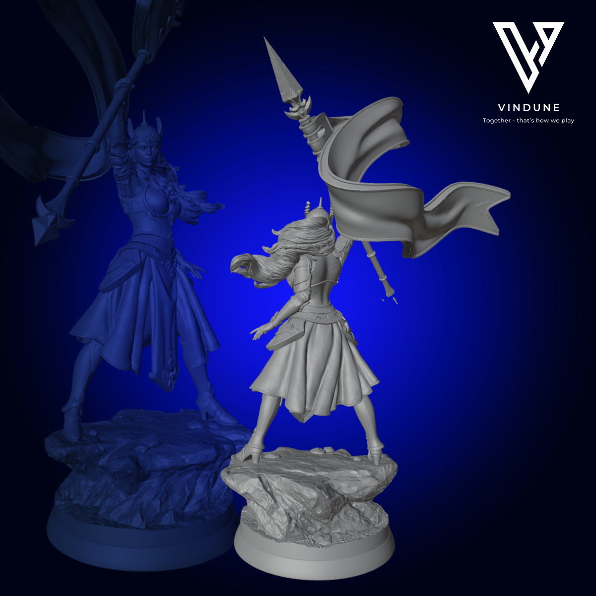 Heldin (Katharina) Helden Set mit Kampfkatze (Heroine Set with Fighting Wild Cat) - aus der Reihe Order of the Golden Fury von White Werewolf Tavern